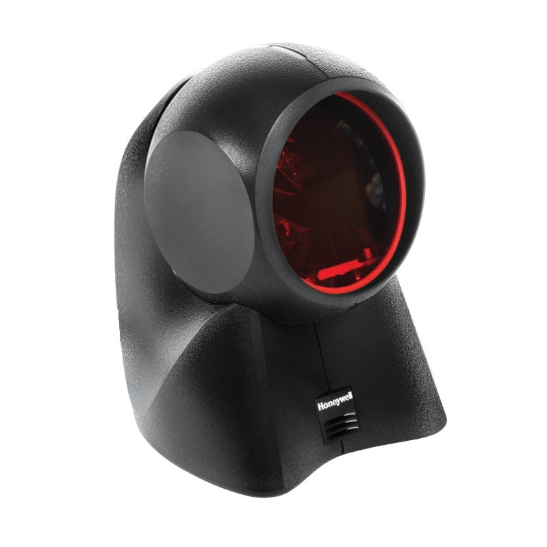 Honeywell Orbit 7190g black hands free hybrid 1D 2D barcode scanner front view