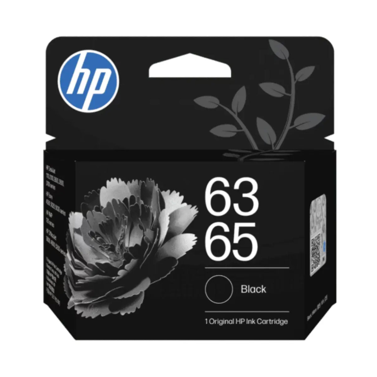 Genuine HP #63 Black Ink Cartridge for Deskjet 2130 2131 3630 3632 Envy 4520 4522 [F6U62AA]
