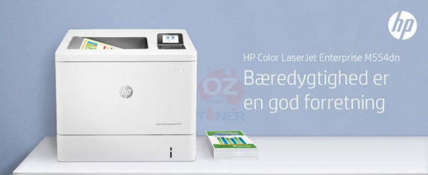 Hp Color Laserjet Enterprise M554Dn A4 Single Function Printer 35Ppm [7Zu81A] Laser Colour