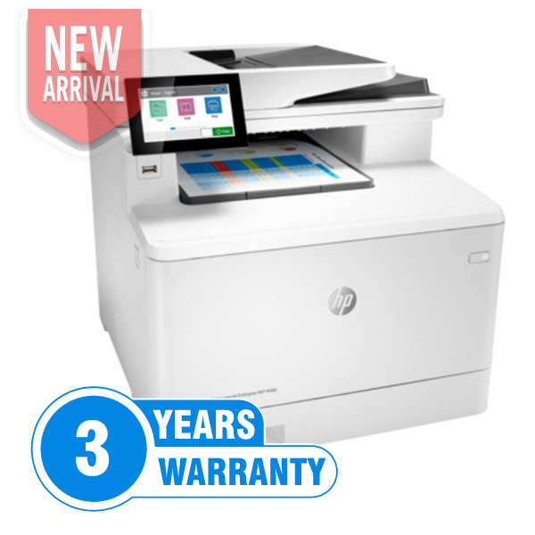 Hp Color Laserjet Enterprise Mfp M480F Laser Multifunction Printer + 3-Year Nbd Wty [3Qa55A-U11F6E]