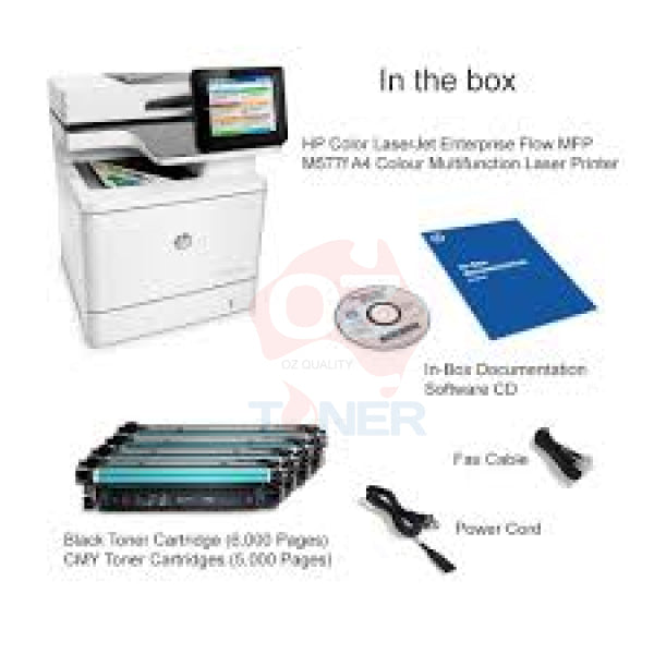 Hp Color Laserjet Enterprise Mfp M577F A4 Laser Multifunction Printer+Duplex+Adf [B5L47A] Printer