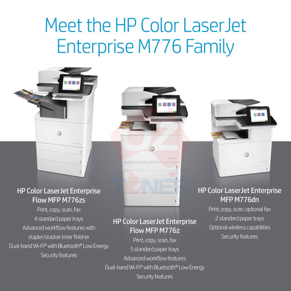 Hp Color Laserjet Enterprise Mfp M776Dn A3 Multifunction Printer 46Ppm [T3U55A] Laser Colour Multi