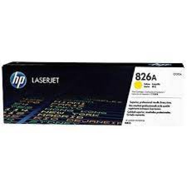 Hp Genuine 826A Yellow Laserjet Toner Cartridge For M855Dn/M855X+/M855X 31.5K [Cf312A] Accessories