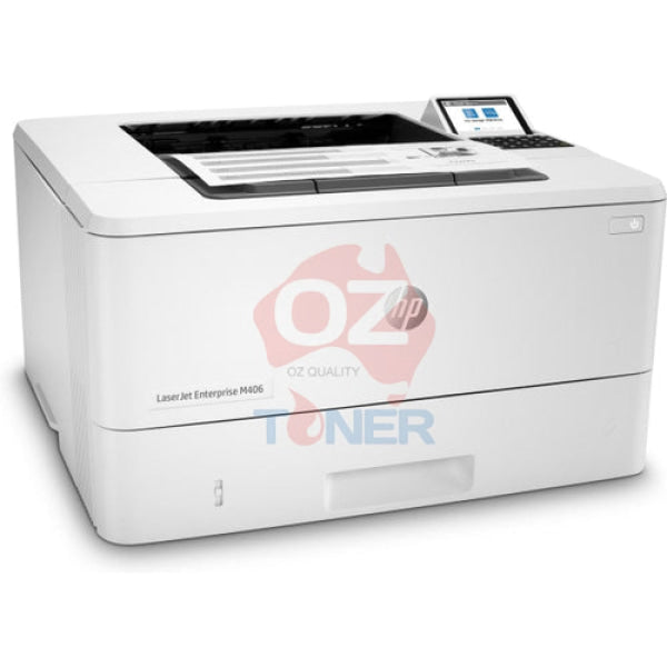 Hp Laserjet Enterprise M406Dn A4 Mono Laser Printer[3Pz15A] + 3-Year Nbd Wty Bundle 210324 Bulk