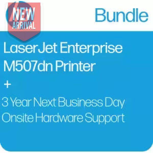 Hp Laserjet Enterprise M507Dn A4 Mono Laser Printer + 3-Year Nbd Wty [1Pv87A-Ub6Z2E] Printer Single