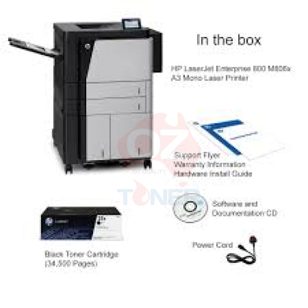 Hp Laserjet Enterprise M806X+A3 Mono Laser Duplex Printer [Cz245A] Single Function