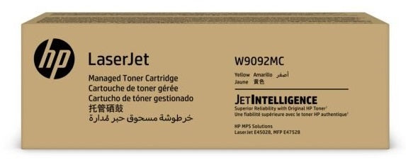 Genuine HP W9092MC YELLOW Toner Cartridge for Managed LaserJet E47528f E45028dn (6.9K)