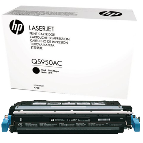 Genuine HP #643A Black Toner Cartridge Q5950A for LaserJet 4700n 4700dn Q5950AC (11K)