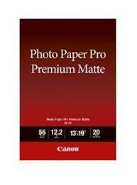 Genuine Canon Pm101A3+ 20 Sheets 210 Gsm Photo Paper Pro Prem Matte Smooth Texture [PM101A3+]