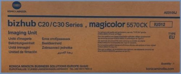 KONICA MINOLTA BIZHUB C20/C20P IU312 YELLOW DRUM A031-05J