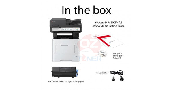 Kyocera Ecosys Ma5500Ifx 4-In-1 A4 Mono Laser Mfp Printer + Fax 55Ppm [110C0Z3Au0] Printer Multi