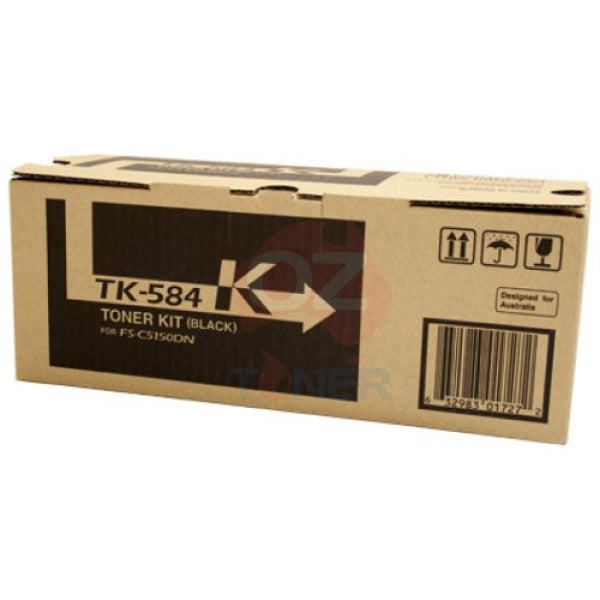 Kyocera Genuine Tk-584K Black Toner Cartridge For Fsc5150Dn P6021Cdn (3.5K) 1T02Kt0A (3.5K) -