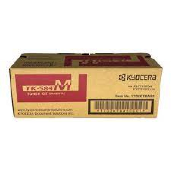 Kyocera Genuine Tk-584M Magenta Toner Cartridge For Fsc5150Dn P6021Cdn (2.8K) 1T02Ktbas0 -