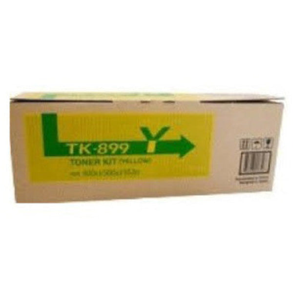 Kyocera Genuine Tk-899 Yellow Toner Kit For Fs-C8020/C8025/Fsc8520/C8525 Mfp (6K) [Tk899Y] Cartridge