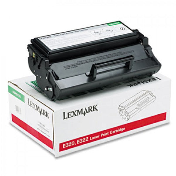 Lexmark Black Return Program Toner Yield 3000 Pages For E320 E322 E323 08A0476