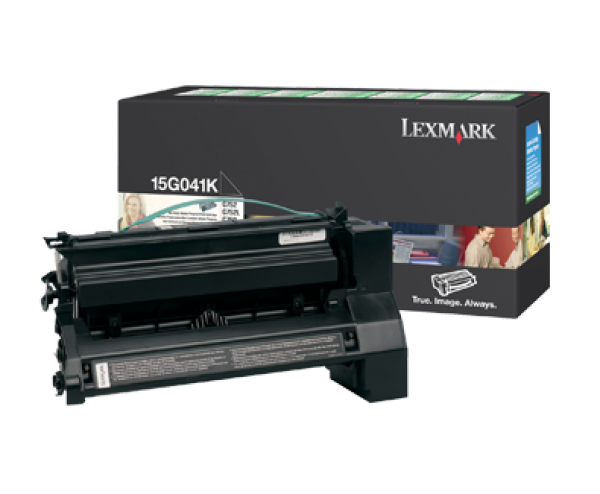 Lexmark Genuine 15G041K BLACK Return Program Print Cartridge for C752