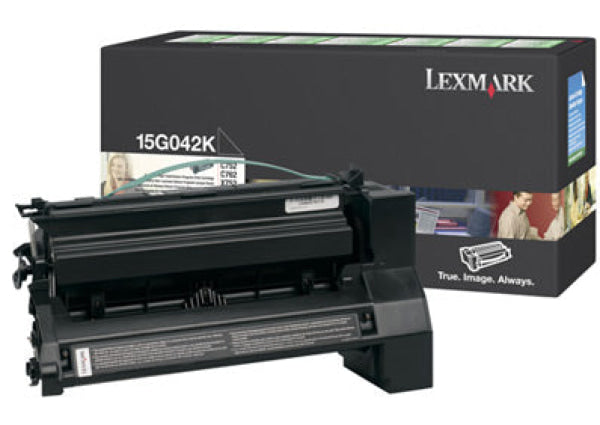 Lexmark Genuine 15G042K BLACK HY Return Program Print Cartridge for C752