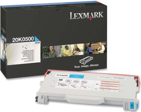 Lexmark Genuine 20K0500 CYAN Toner Cartridge for C510