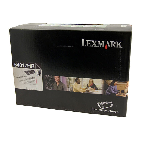 Lexmark Genuine 64017HR BLACK High Yield Toner->T640/T642dn/T644dn/T644dtn *21K*