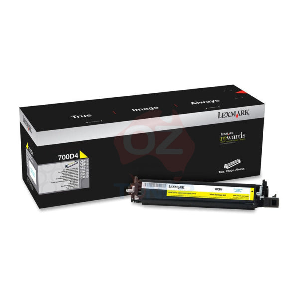 Developer Unit Yellow Lexmark Genuine 700D4 YELLOW Developer Unit for CS310 CS410 CS510 CX41