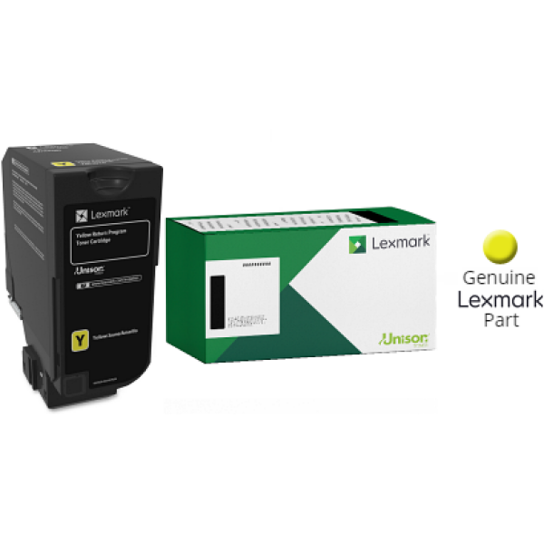 Lexmark Genuine 71C10Y0 Yellow Toner Cartridge For Cs730/Cx730/Cx735 (5K) -