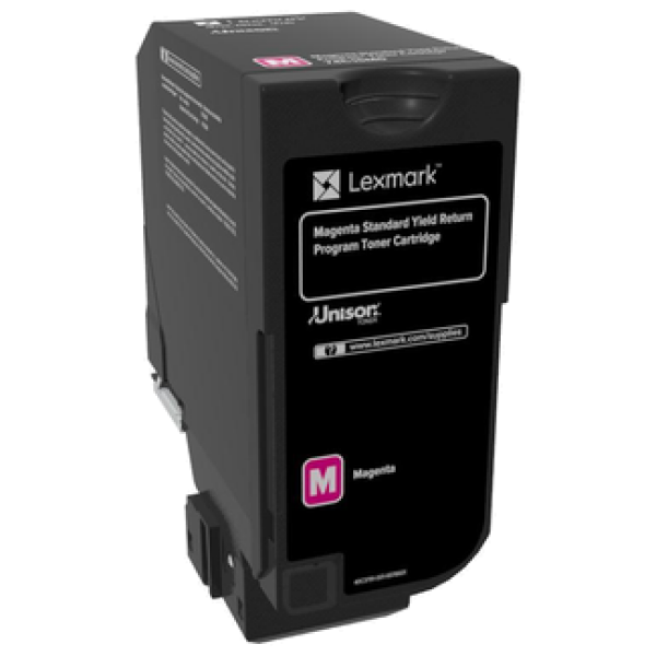 Lexmark Genuine CS720/CS725/CX725 Magenta Std Return Program Toner Cart 7K 74C6SM0