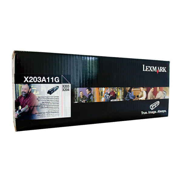 Lexmark Genuine X203A11G Return Program Toner Cartridge for X203N/X204N