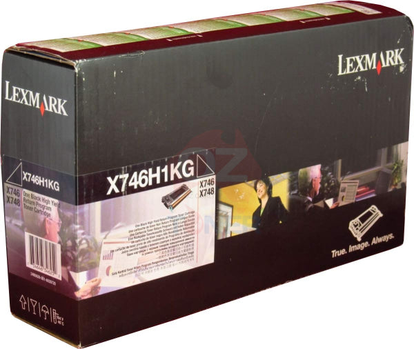 Lexmark Genuine X746H1Kg Black Hy Return Program Toner Cartridge X746De/X748De (12K) -