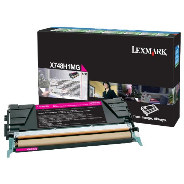 Lexmark Genuine X748 Magenta High Yield 10K Toner Return Program X748H1MG