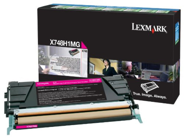 Lexmark Genuine X748 Magenta High Yield 10K Toner Return Program X748H1MG