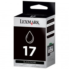 Genuine Lexmark #17 Black Ink Cartridge for Z605/Z615/X1140/X1150/X1185/X2250/Z513/Z515/X75 (10N0217A) 205 pages