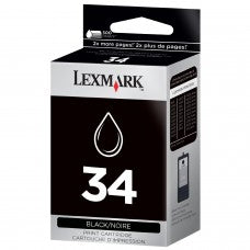 Genuine Lexmark #34 Black Ink Cartridge (18C0034A)