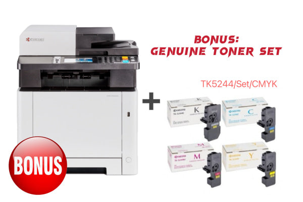 *March Special!* Kyocera Ecosys M5526Cdw/A 3-In-1 A4 Color Laser Wireless Mfp Printer + Bonus: