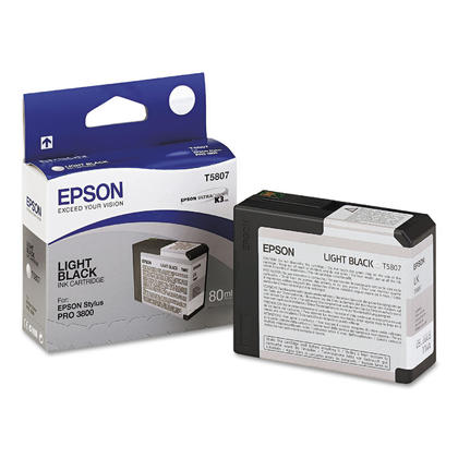 *SALE!* Epson T5808 UltraChrome K3 80ml Matte Black Pigment Ink Cartridge [C13T580800]