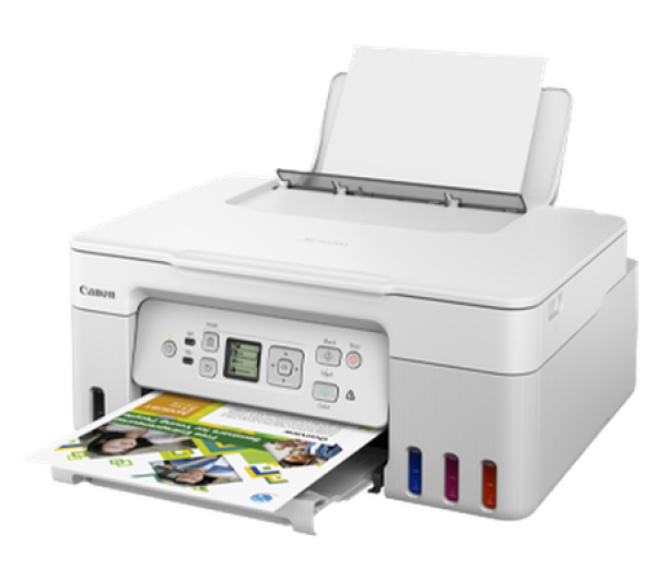 *New!* Canon Pixma Megatank G3675W 3-In-1 Refillable Ink Tank Mfp Printer+Lcd Display+Gi61 Bottle