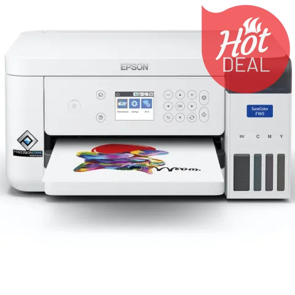 *New* Epson Surecolor F160 Dye Sublimation A4 Desktop Printer [110.Scf1601Y]