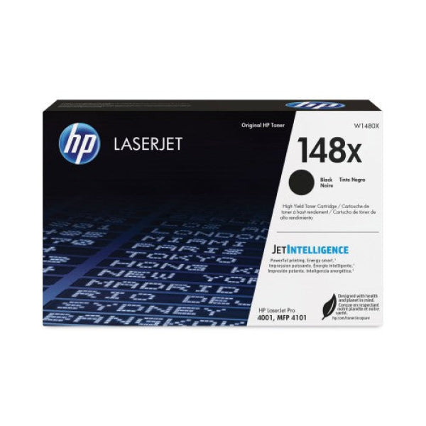 *New!* Hp Genuine W1480X High Yield Black Toner Cartridge For 4001Dn/4001Dw/4101Fdn/4101Fdw Mfp