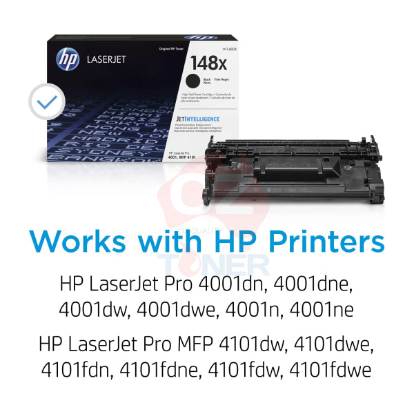 *New!* Hp Genuine W1480X High Yield Black Toner Cartridge For 4001Dn/4001Dw/4101Fdn/4101Fdw Mfp