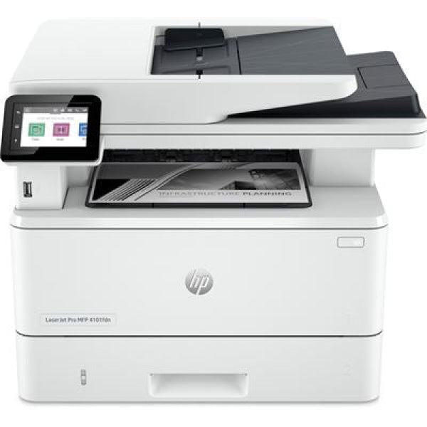 *New* Hp Laserjet Pro Mfp 4101Fdn Mono Laser Multifunction Printer+Duplex+Fax [2Z618F] Printer Multi