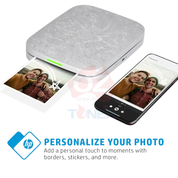 *New!* Hp Sprocket 3X4 Instant Photo Printer + Zink Paper [Hpisp3X4W] Printer