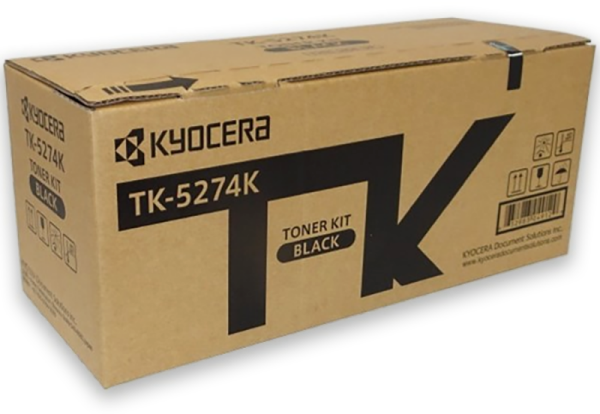 Kyocera Genuine Tk-5274 Black Toner Cartridge For M6230Cdn/M6230Cidn/M6630Cidn (8K) [Tk5274K] -