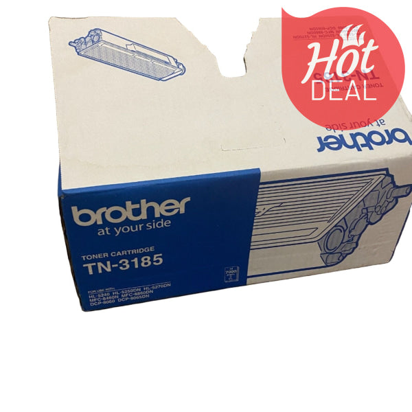 *Open Box* Genuine Brother Tn-3185 Toner Cartridge For Hl-5240 5250Dn 5270Dn Mfc-8460N 8860Dn (7K) -