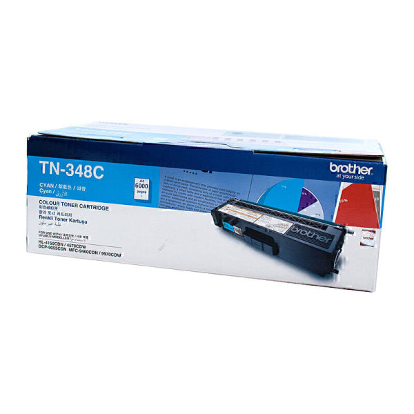 Brother TN348 Cyan Toner Cart TN-348C