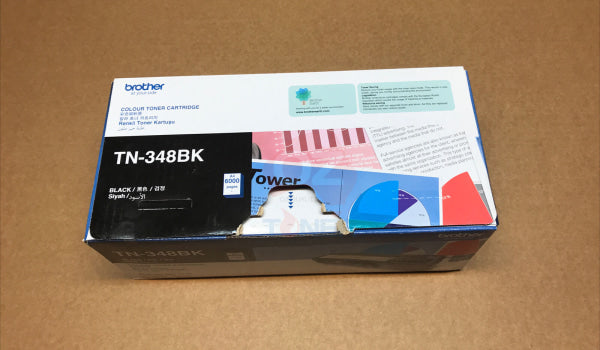 *Open Box* Genuine Brother Tn348 Black High Yield Toner Cartridge For Dcp9055Cdn Hl4150Cdn