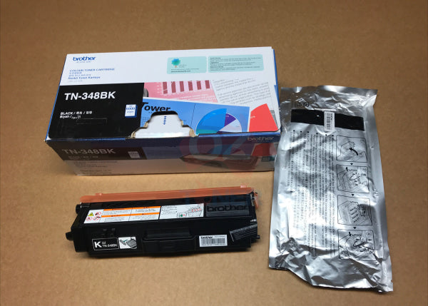 *Open Box* Genuine Brother Tn348 Black High Yield Toner Cartridge For Dcp9055Cdn Hl4150Cdn