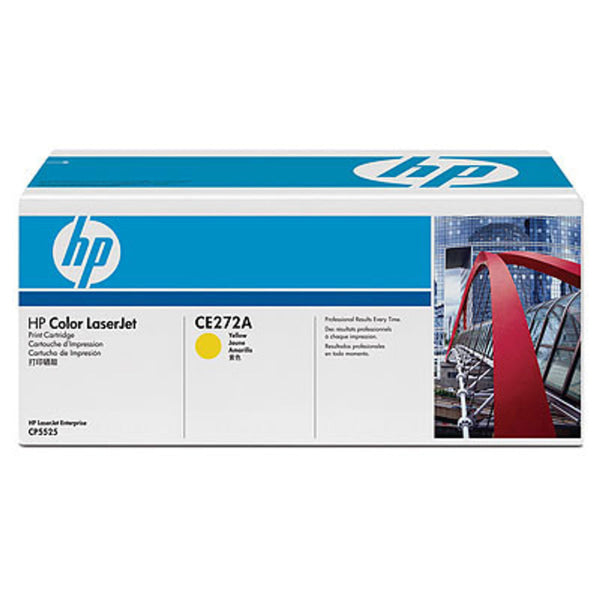 *Open Box* Genuine Hp #650A Yellow Toner Cartridge For Color Laserjet Cp5525N M750Xh [Ce272A] -