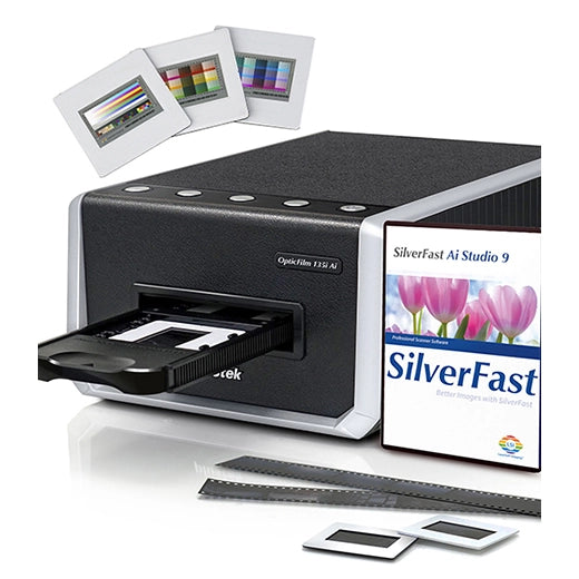 Plustek Opticfilm 135i Ai 35mm Film Scanner+Infrared Built-in+SilverFast Ai Studio 9 Bundle