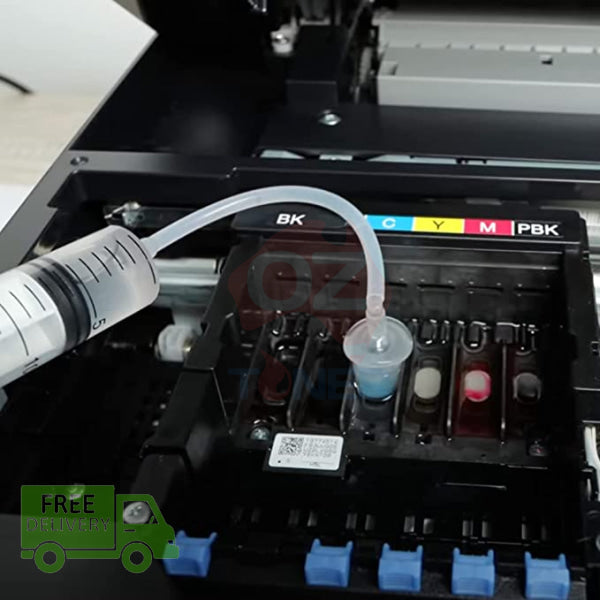 Oz Universal Printhead Cleaning Solution Kit For Canon/Epson/Hp Inkjet Printer (100Ml) Maintenance