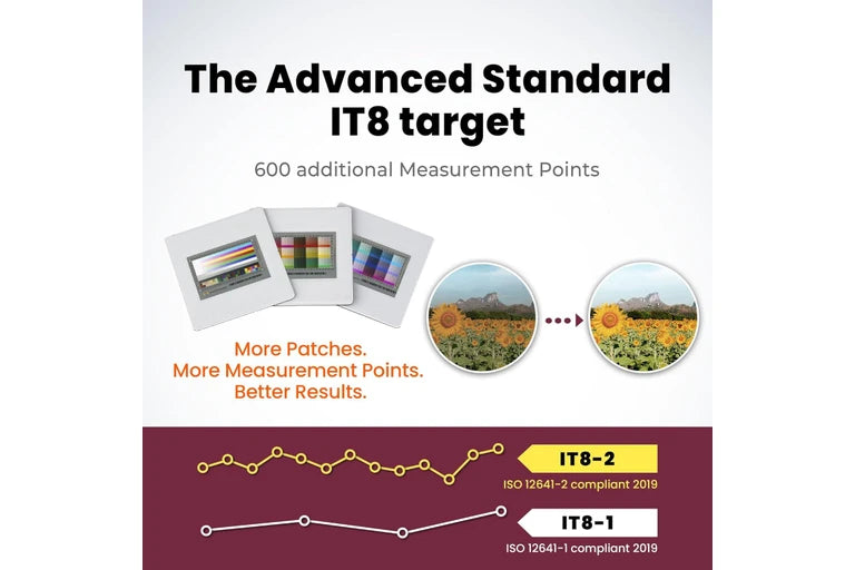 Plustek OpticFilm 9000i Ai advanced IT8 calibration targets