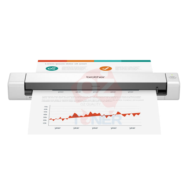 *Promo!* Brother Ds-640 Portable Usb3.0 A4 Colour Sheetfeed Document Scanner 15Ppm